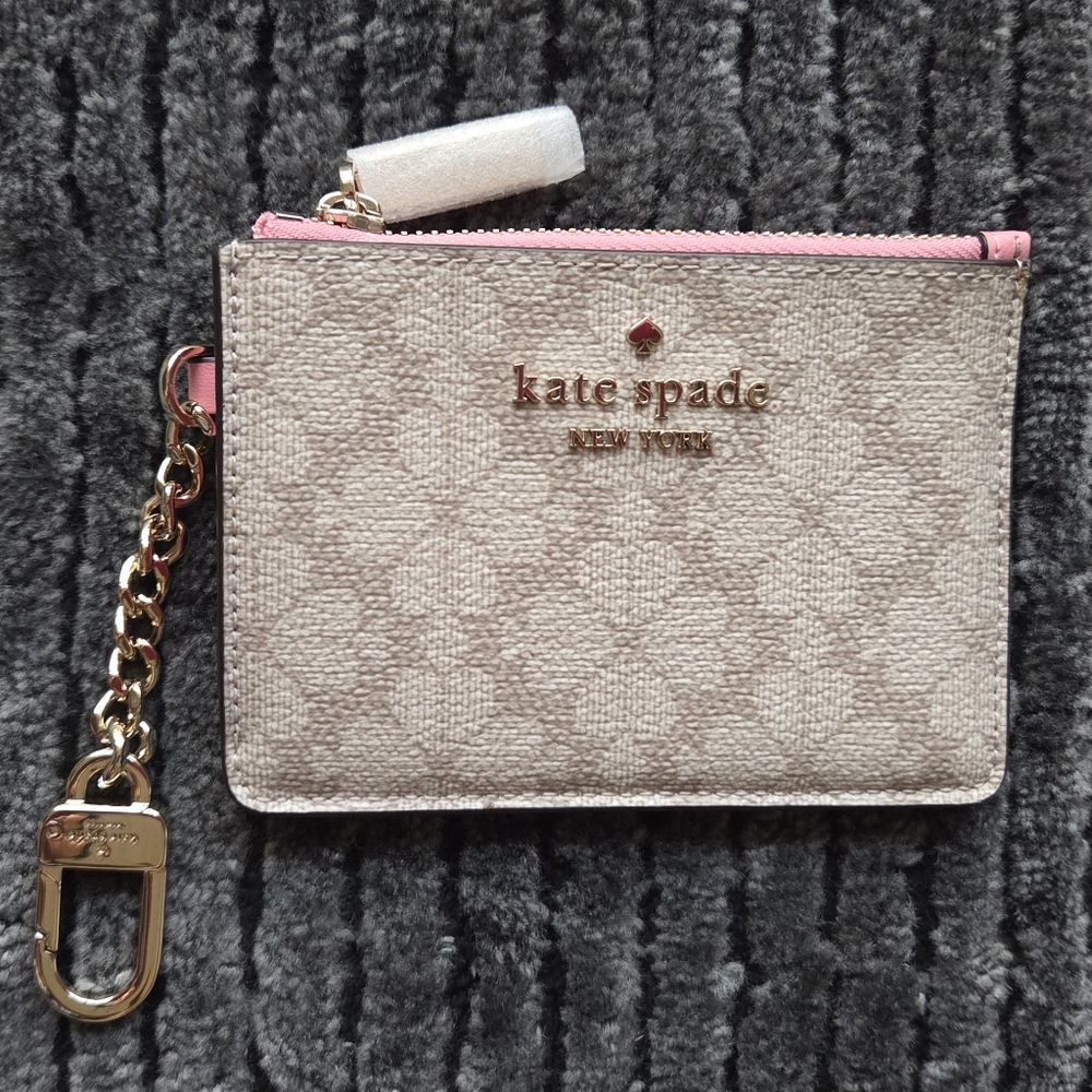 Kate Spade Flower Key Ring Card Holder NWT - Picture 2 of 6